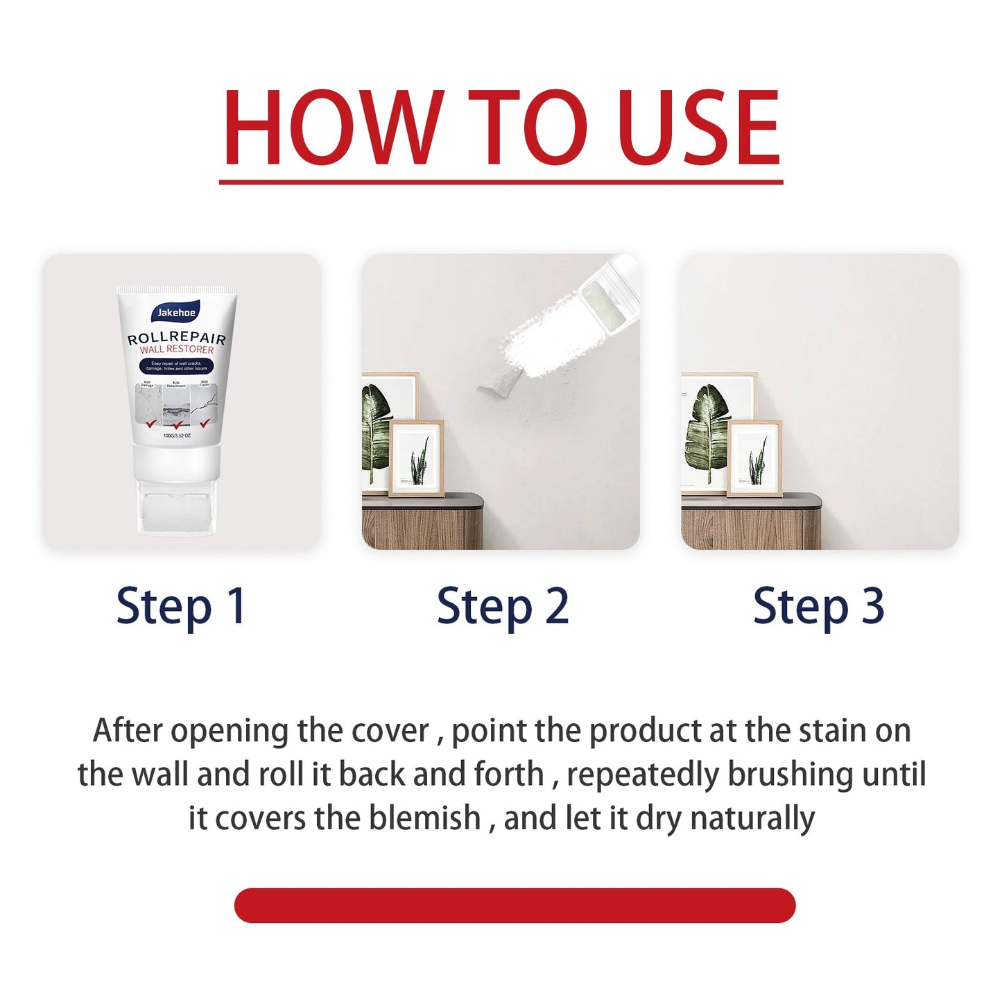 Wall Repair Paste Household White Wall Renovation Repair Paste Moisture Resistant Mildew Waterproof Interior Wall Repair - DivineLink1 | Electronics, Fitness, Household Essentials | Shop