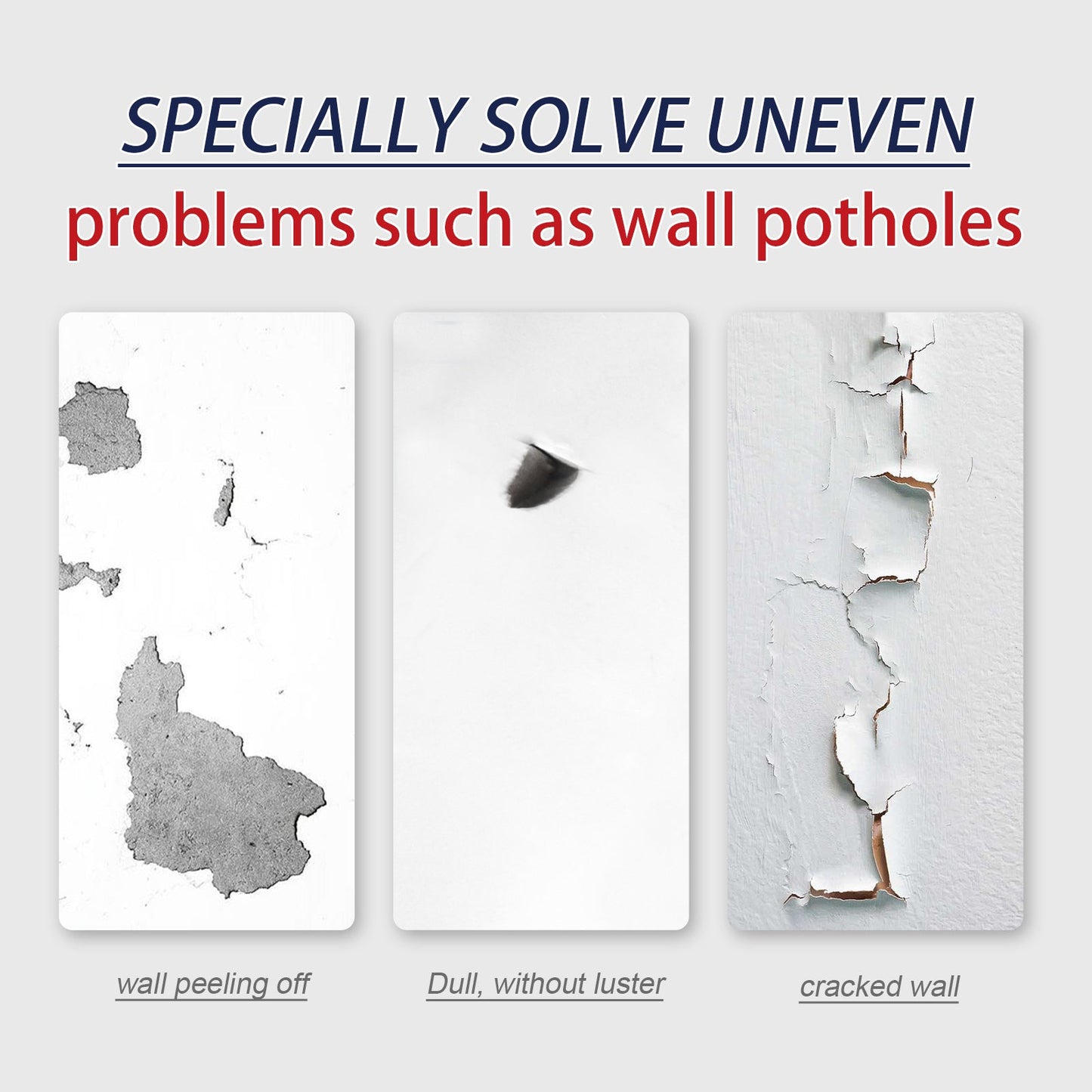 Wall Repair Paste Household White Wall Renovation Repair Paste Moisture Resistant Mildew Waterproof Interior Wall Repair - DivineLink1 | Electronics, Fitness, Household Essentials | Shop