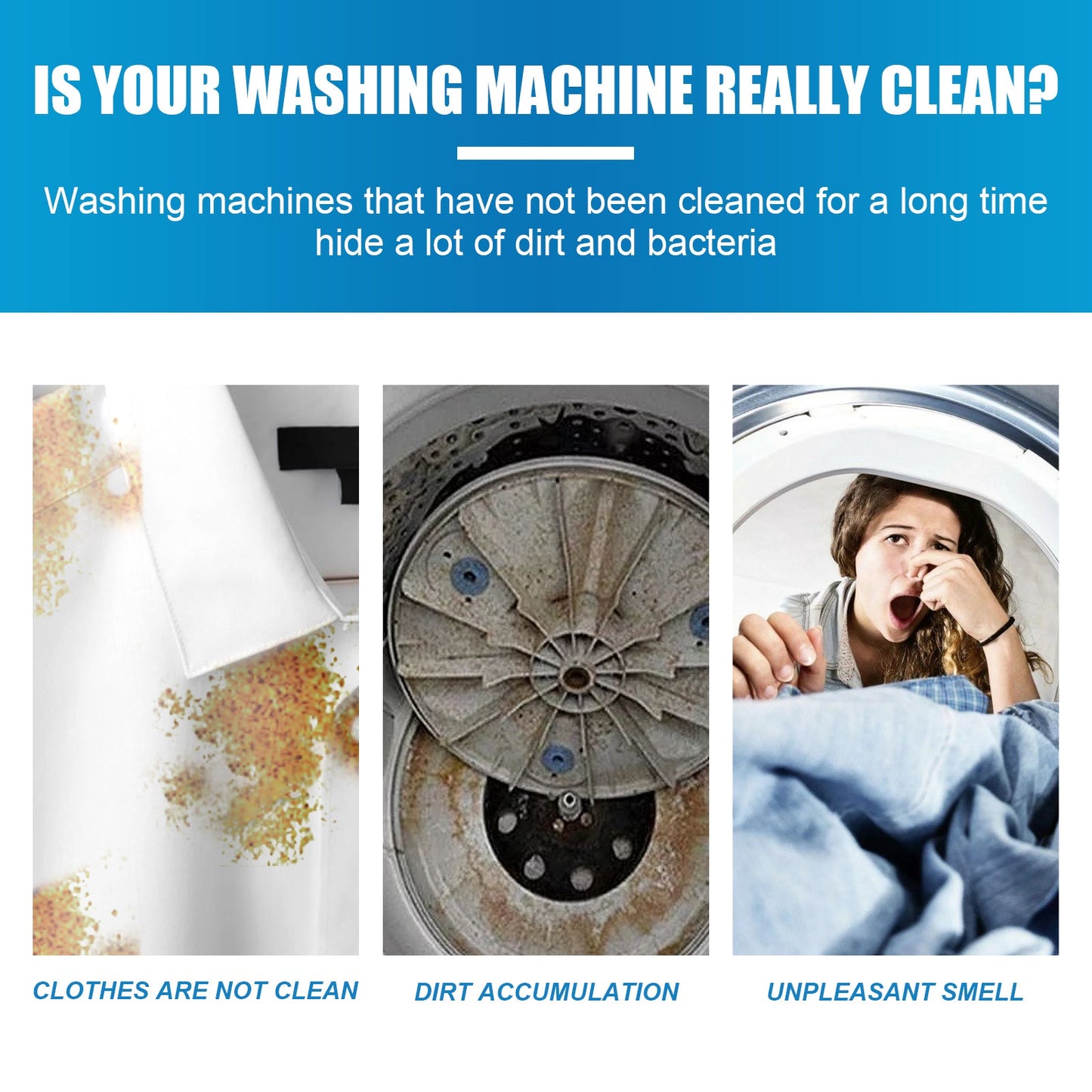 Washing Machine Cleaner, Washing Machine Tank Automatic Drum Liner Dirt Cleaning Sheet - DivineLink1 | Electronics, Fitness, Household Essentials | Shop