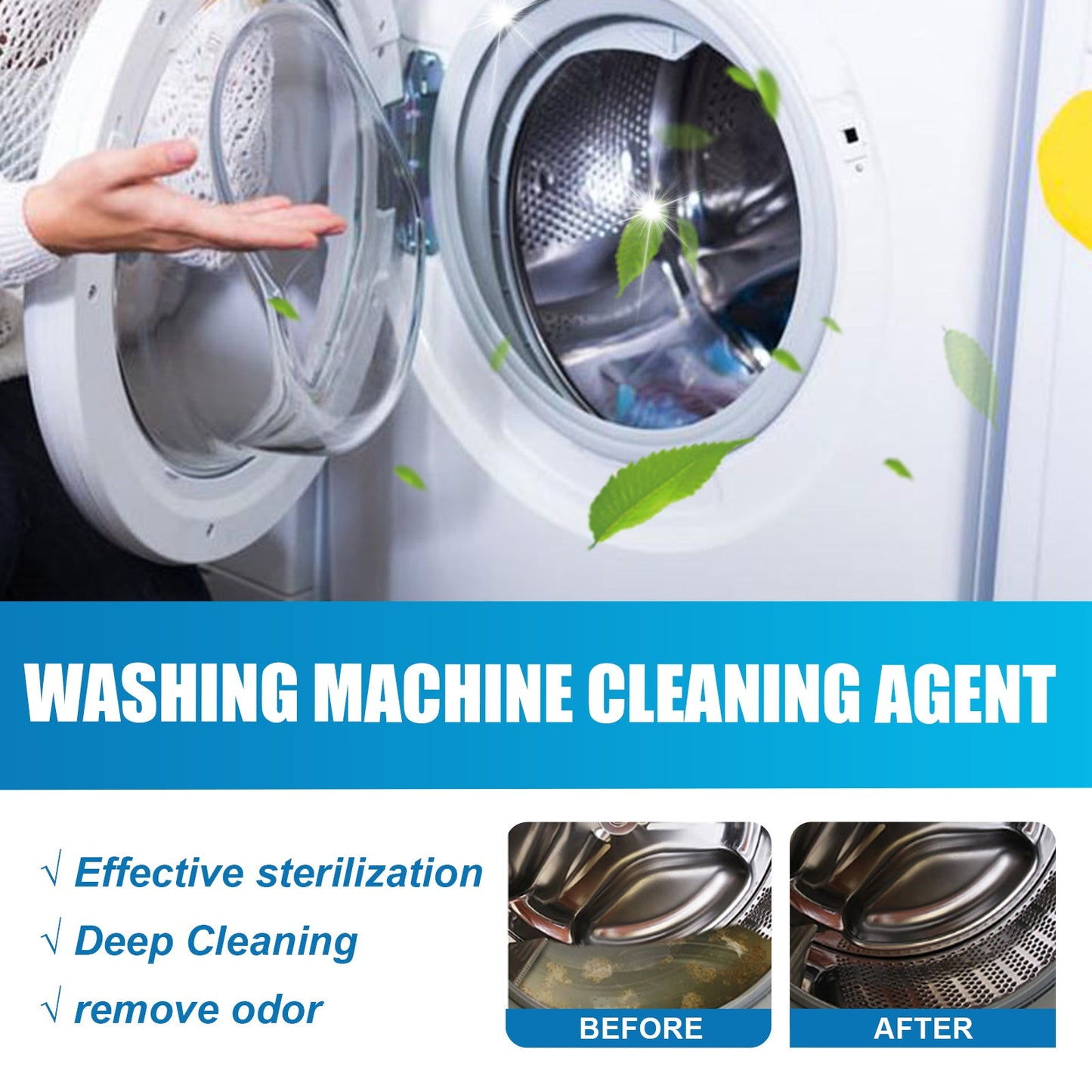 Washing Machine Cleaner, Washing Machine Tank Automatic Drum Liner Dirt Cleaning Sheet - DivineLink1 | Electronics, Fitness, Household Essentials | Shop