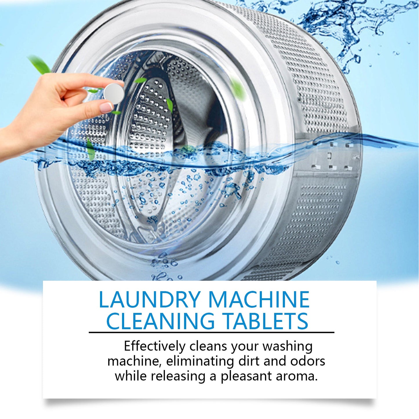 Washing Machine Decontamination Effervescent Tablets, Clean Odors Washing Machine Slot Depth Decontamination Cleaning Tablets - DivineLink1 | Electronics, Fitness, Household Essentials | Shop
