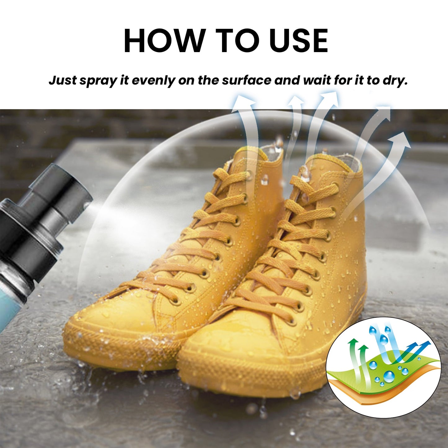 Water Proof Spray, Waterproof And Snowproof Cleaning And Decontamination Spray For Hardshell Jacket And Shoe Upper - DivineLink1 | Electronics, Fitness, Household Essentials | Shop