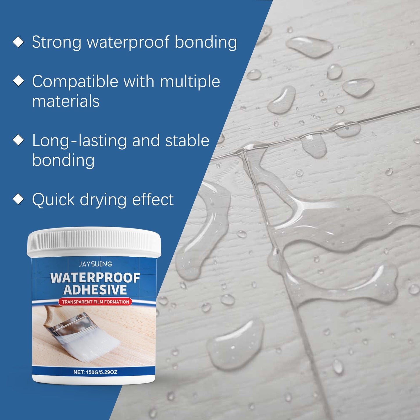 Waterproof adhesive Transparent waterproof adhesive External wall roof roof tile leak repair waterproof glue - DivineLink1 | Electronics, Fitness, Household Essentials | Shop