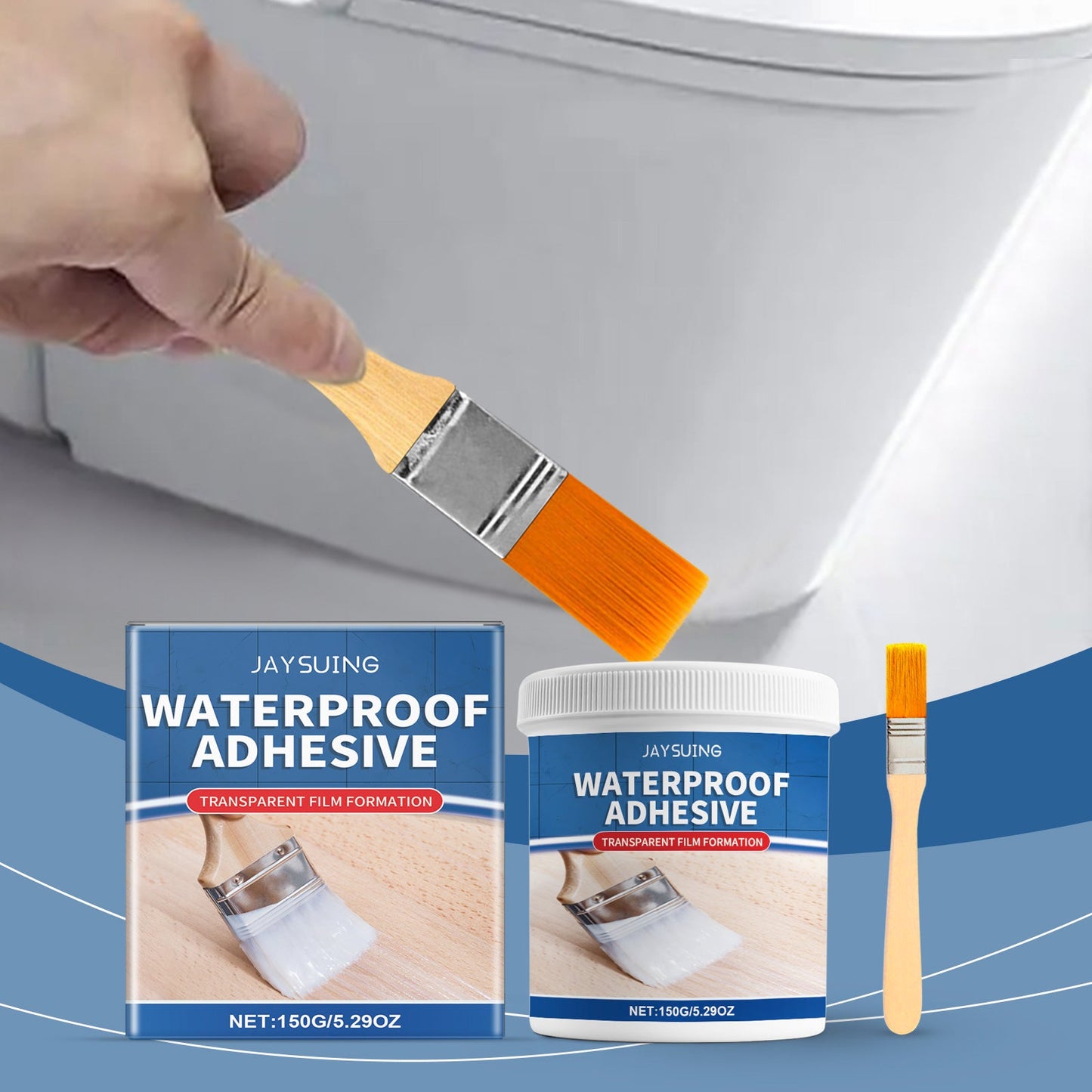 Waterproof adhesive Transparent waterproof adhesive External wall roof roof tile leak repair waterproof glue - DivineLink1 | Electronics, Fitness, Household Essentials | Shop