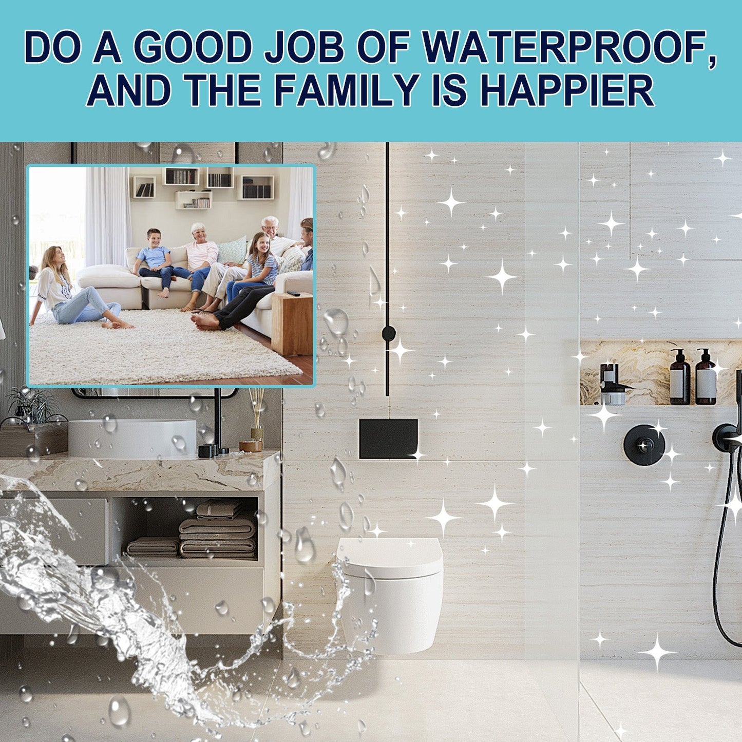 Waterproof And Leakproof Paint Series, Waterproof And Leakproof Sealant For Bathroom Roof Doors And Windows - DivineLink1 | Electronics, Fitness, Household Essentials | Shop