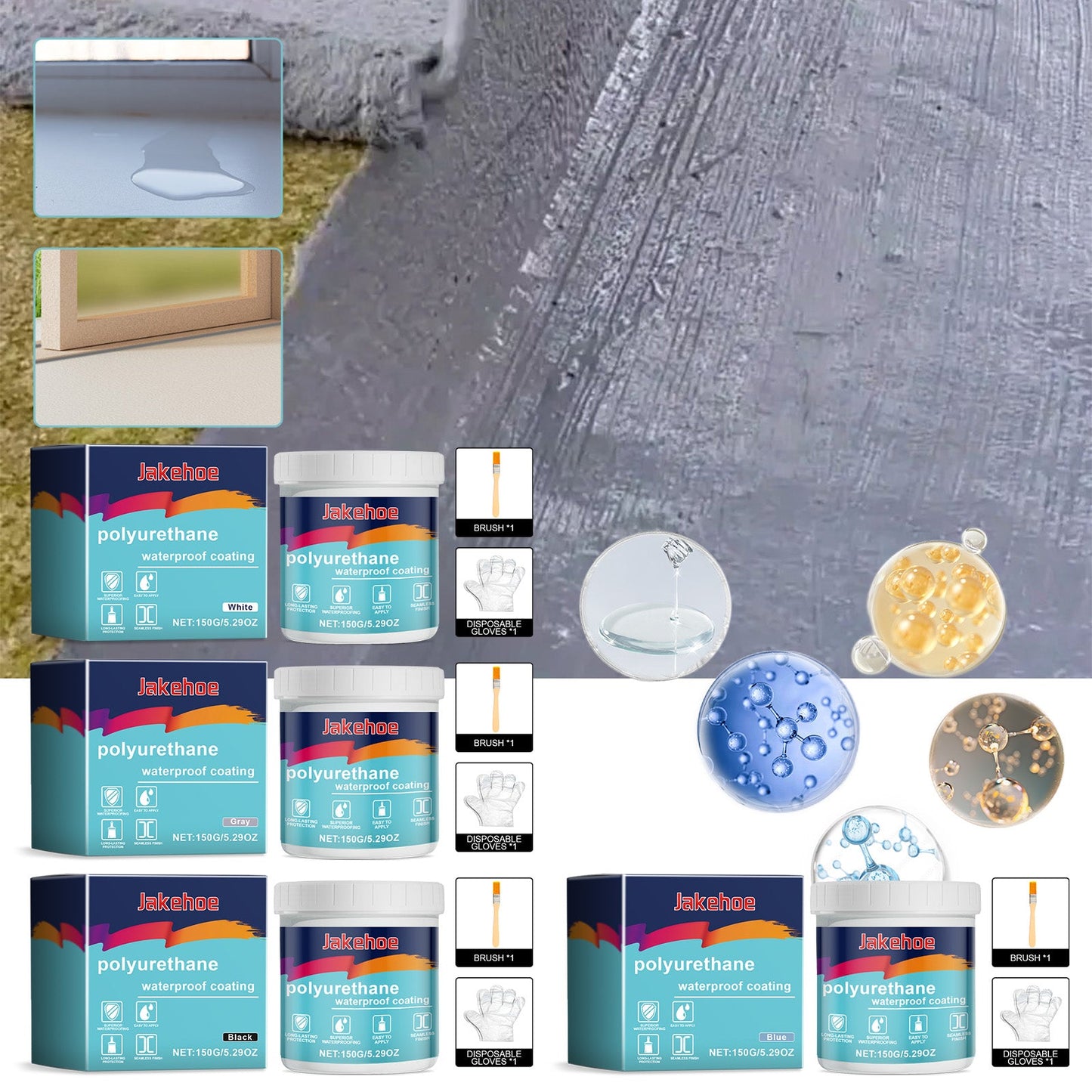 Waterproof And Leakproof Paint Series, Waterproof And Leakproof Sealant For Bathroom Roof Doors And Windows - DivineLink1 | Electronics, Fitness, Household Essentials | Shop