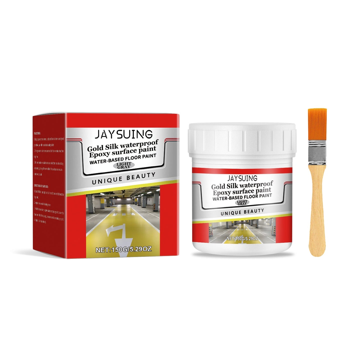 Waterproof Epoxy Floor Paint Household Wall Floor Waterproof Anti - Crack Cover Stains Renovation Paste - DivineLink1 | Electronics, Fitness, Household Essentials | Shop