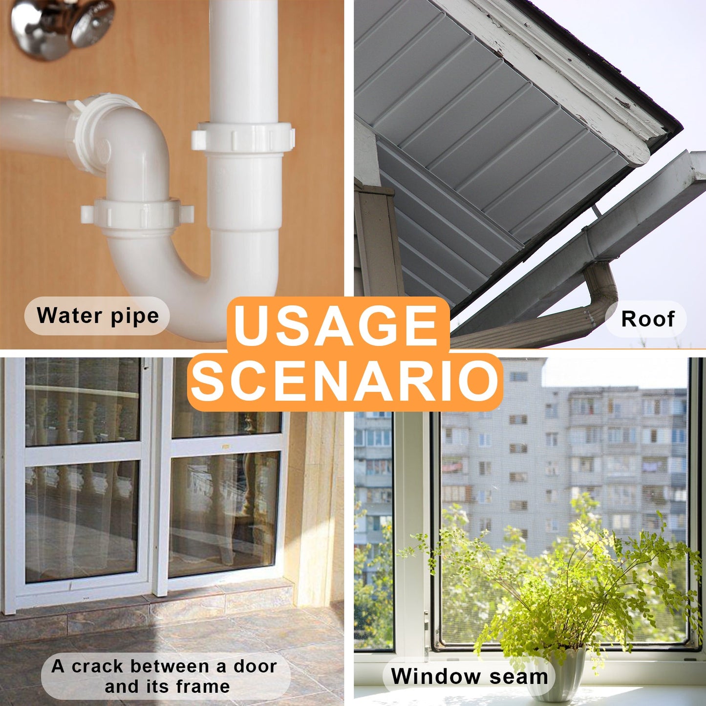 Waterproof Glue, Kitchen Door And Window Tile Water Pipe External Wall Waterproof, Leakproof And Free Smashing Brick Glue Coating - DivineLink1 | Electronics, Fitness, Household Essentials | Shop