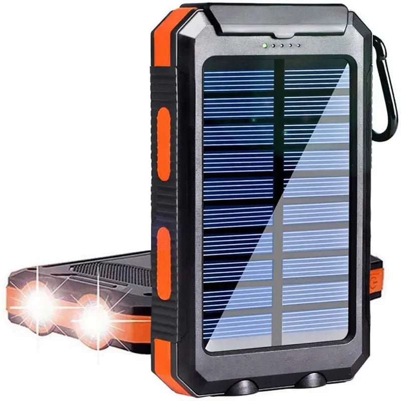 Waterproof Outdoor Solar Power Bank 38800mAh Dual USB Travel Outdoor Solar Mobile Phone Charger Solar Powerbanks For Camping - DivineLink1 | Electronics, Fitness, Household Essentials | Shop