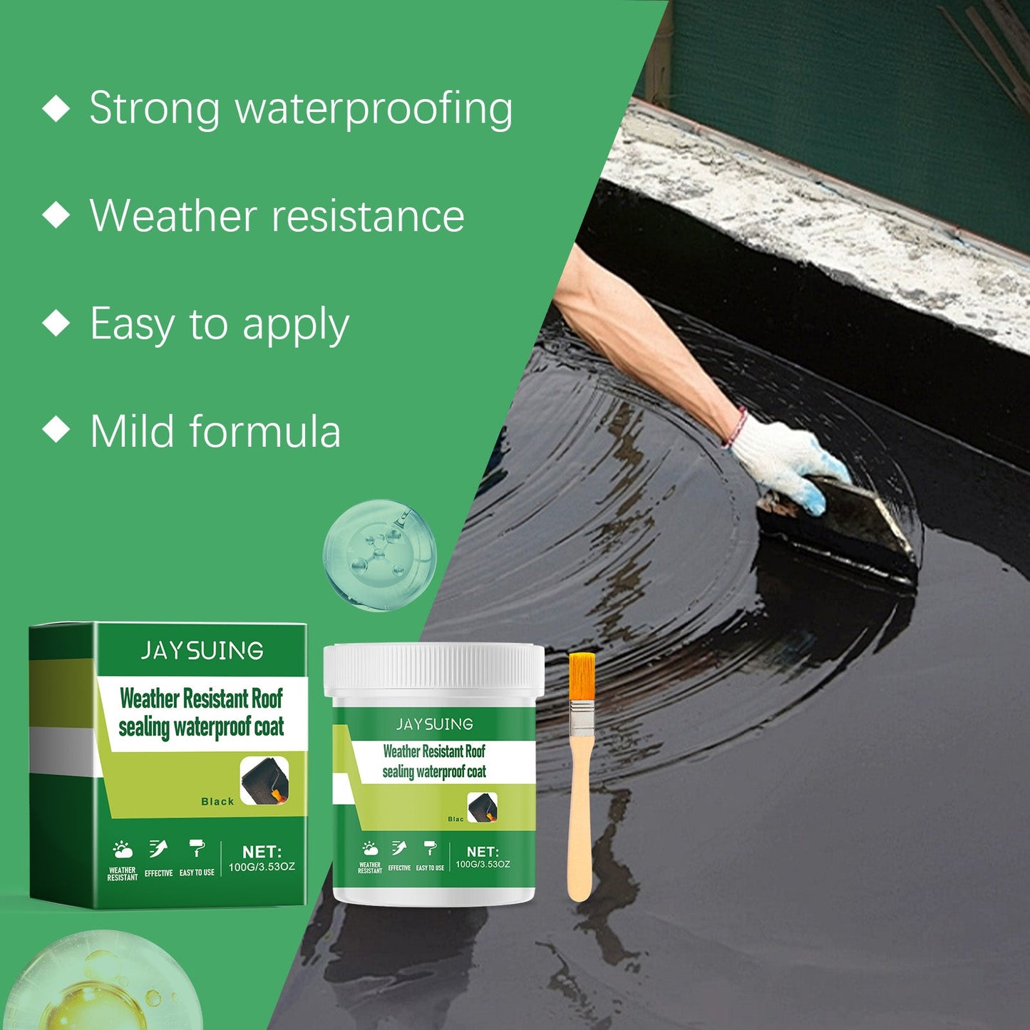 Weather - resistant roof sealing waterproof coating, home tile floor cracks waterproof and leakproof repair - DivineLink1 | Electronics, Fitness, Household Essentials | Shop
