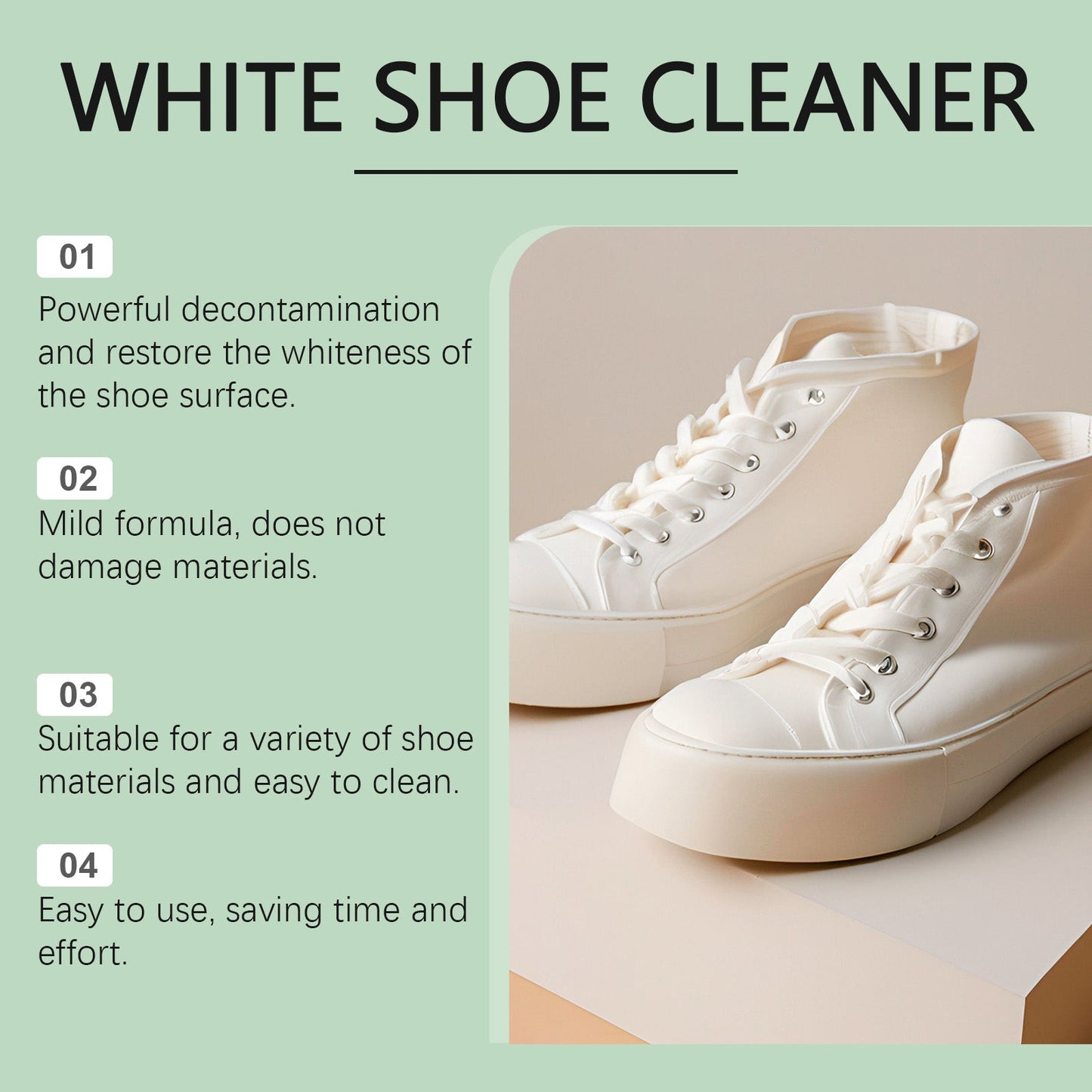 White Shoe Cleaning Cream Clean Leather Bag Small White Shoes Free Wash Maintenance Portable Cleaning Cream - DivineLink1 | Electronics, Fitness, Household Essentials | Shop