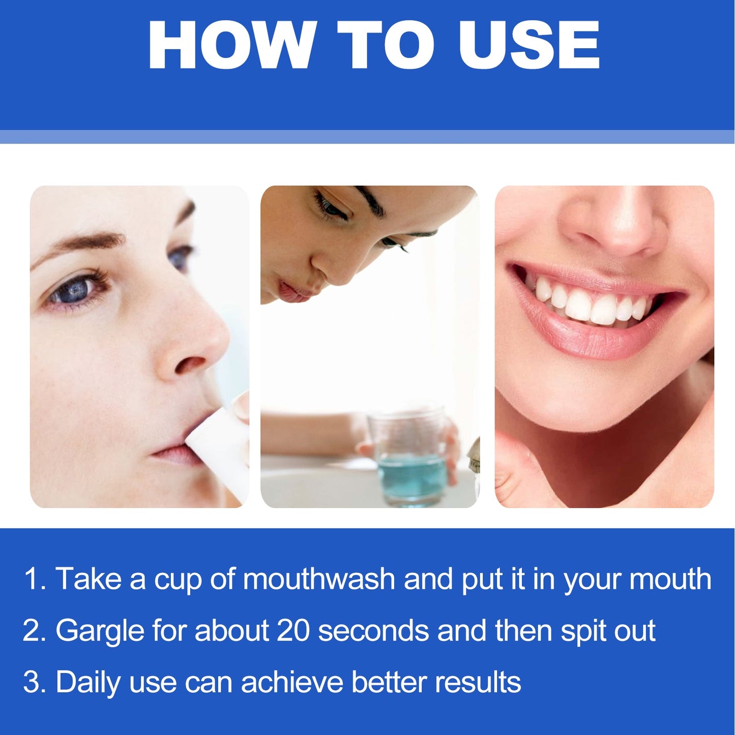 Whitening Mouthwash, Clean Stains Oral Care Fresh Breath Mouthwash - DivineLink1 | Electronics, Fitness, Household Essentials | Shop
