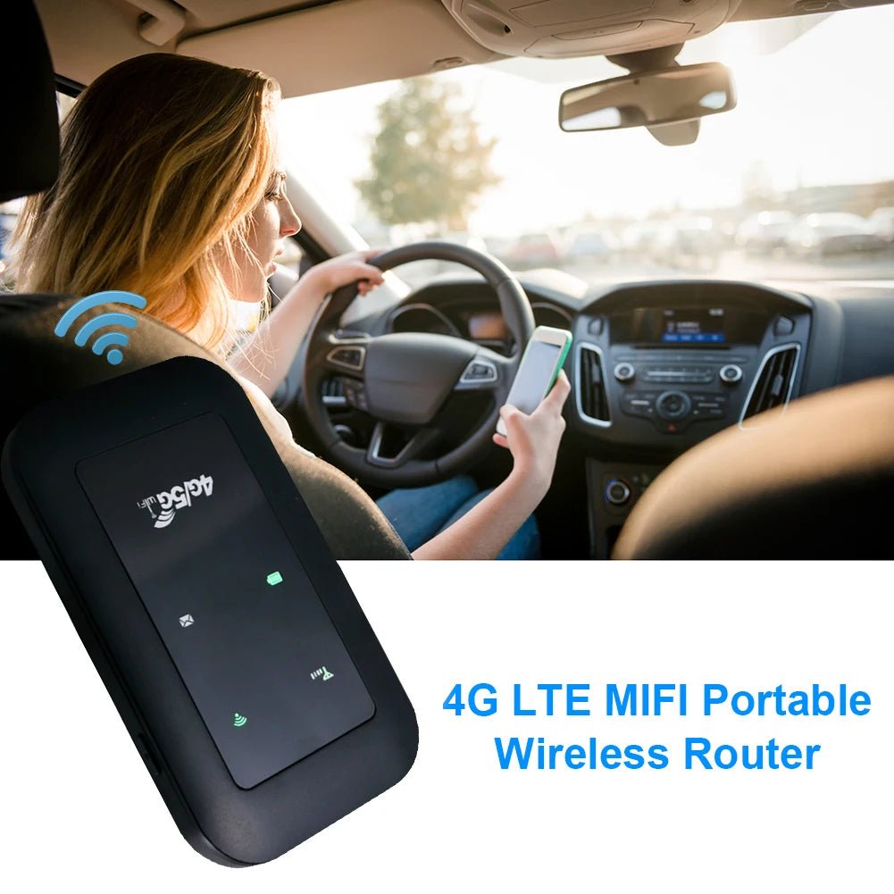 WiFI 4G LTE Router Portable 4G Wireless Router with SIM Card Slot Outdoor Hotspot 150Mbps Pocket WiFi Repeater 2100mAh - DivineLink1 | Electronics, Fitness, Household Essentials | Shop
