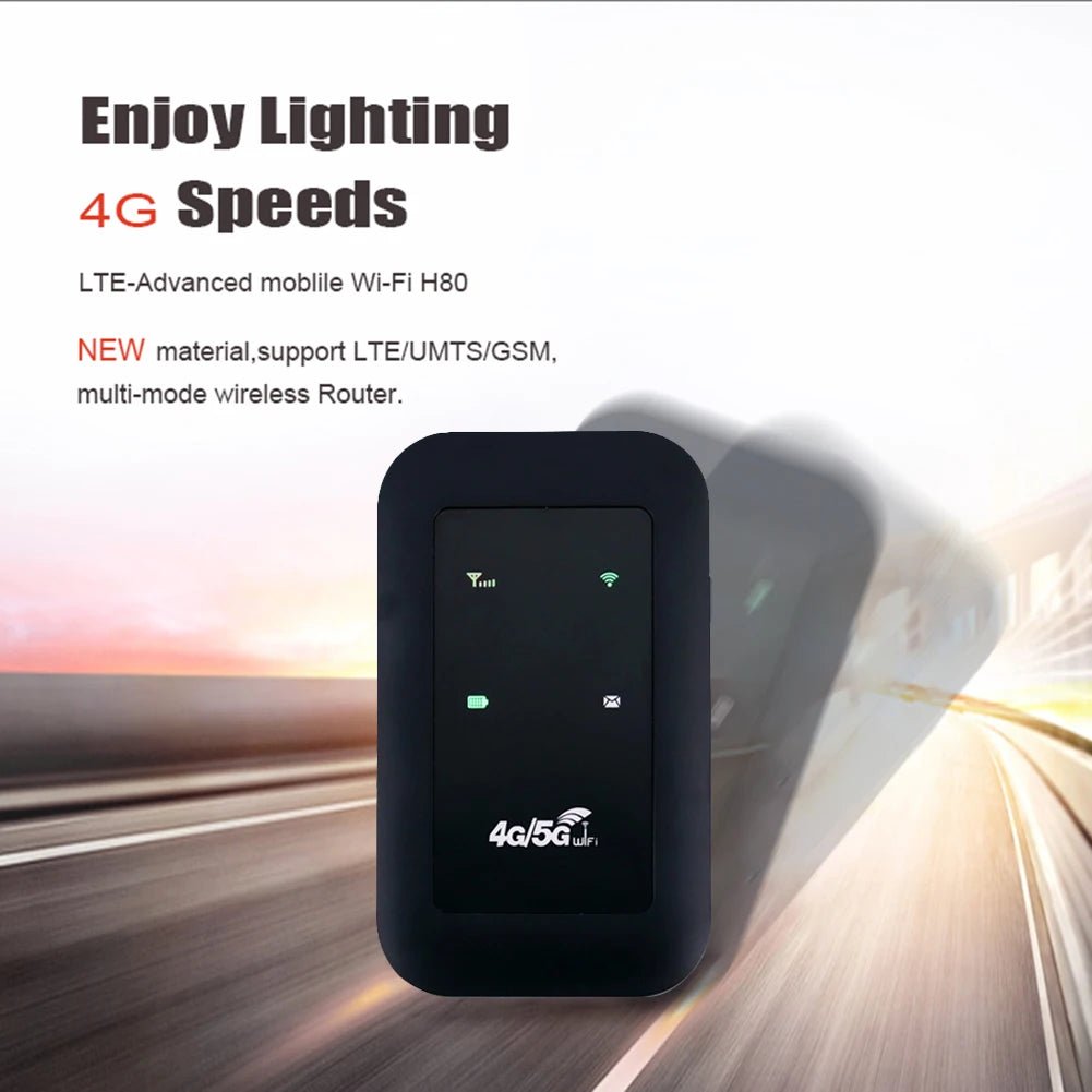WiFI 4G LTE Router Portable 4G Wireless Router with SIM Card Slot Outdoor Hotspot 150Mbps Pocket WiFi Repeater 2100mAh - DivineLink1 | Electronics, Fitness, Household Essentials | Shop