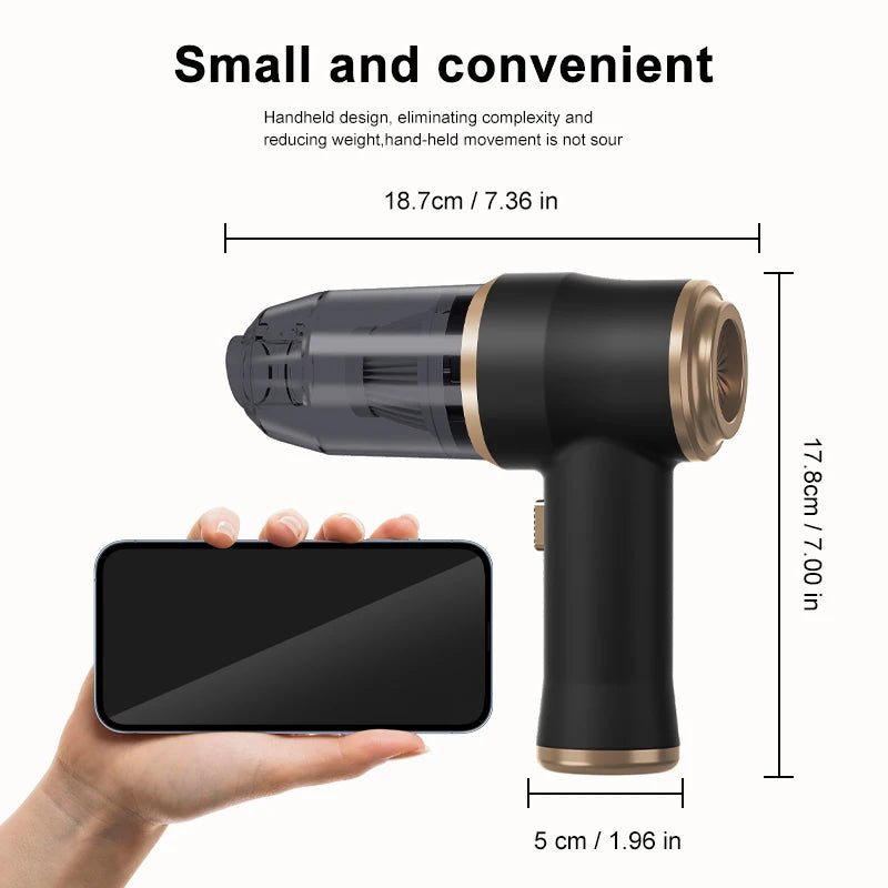 Wireless Car Vacuum Cleaner for Cleaning Bedroom Carpets Portable High Power Function Home Appliance Cleaning Machine - DivineLink1 | Electronics, Fitness, Household Essentials | Shop