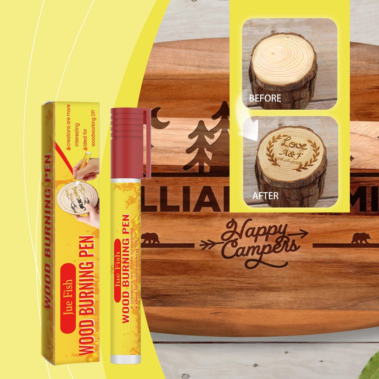 Wood Burning Pen, Wood Pyrograph Pen, Wood Marking Pen, Art Pen, Marker Pen, Pyrograph - DivineLink1 | Electronics, Fitness, Household Essentials | Shop