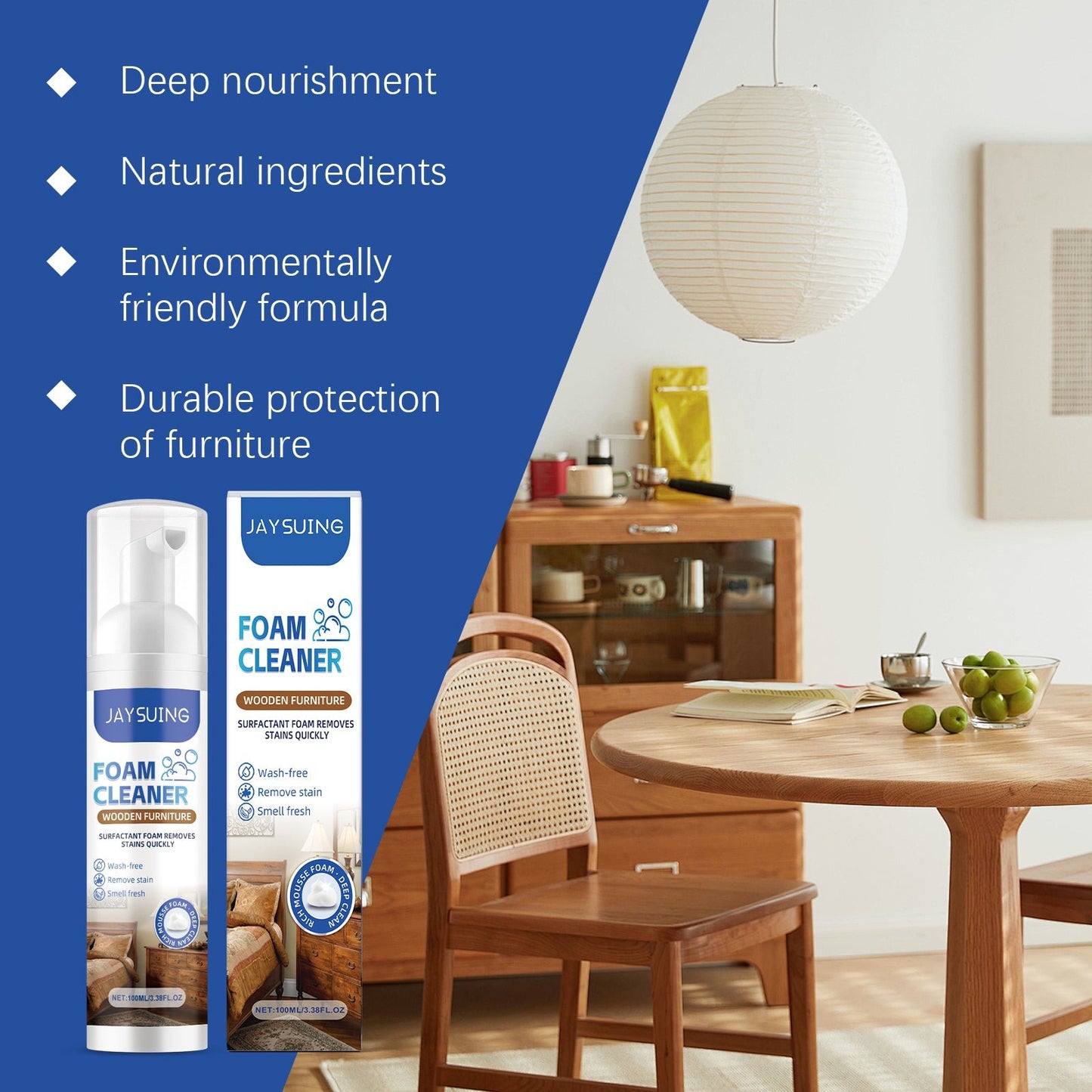 Wood Furniture Foam Cleaner Home Wood Mildew Furniture Cleaning And Maintenance Care Agent - DivineLink1 | Electronics, Fitness, Household Essentials | Shop