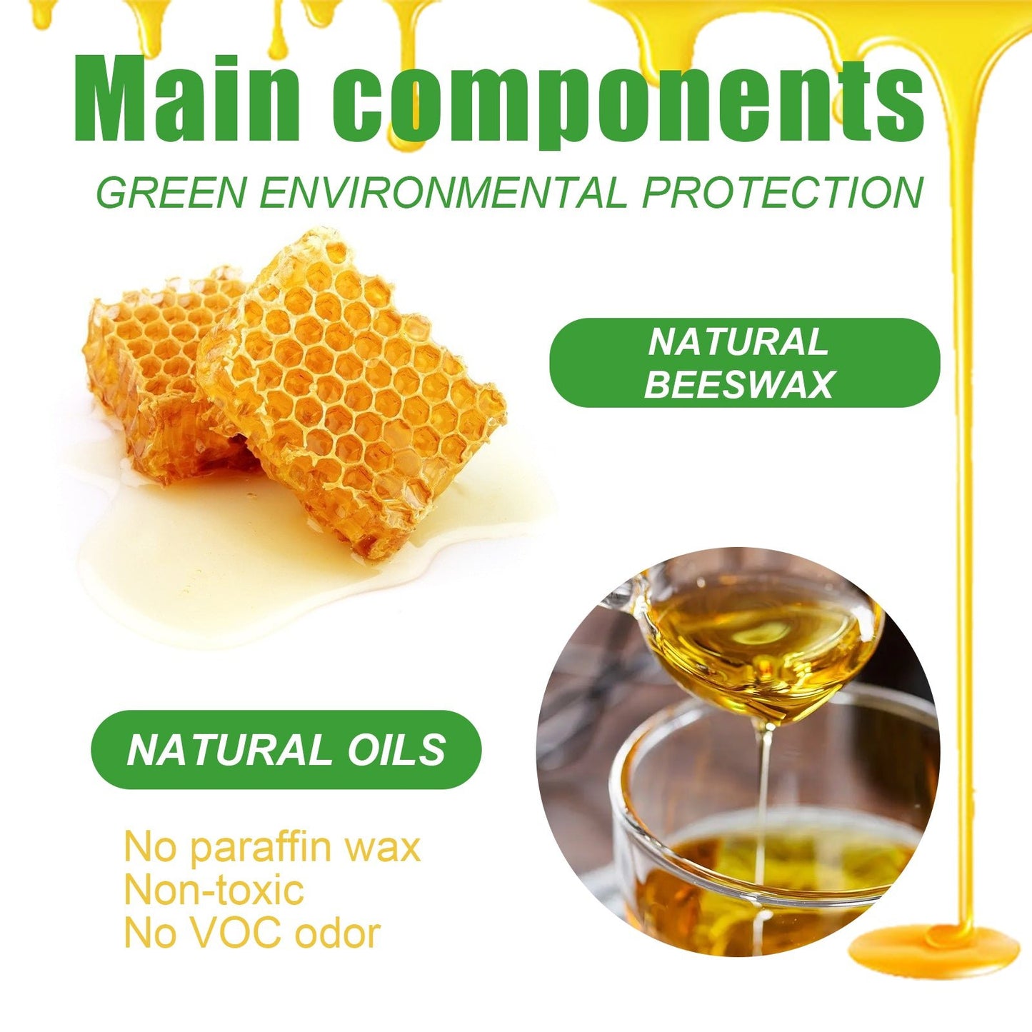 Wood Scratch Repair Beeswax, Solid Wood Floor Furniture Waxing Repair Scratch Repair Beeswax - DivineLink1 | Electronics, Fitness, Household Essentials | Shop