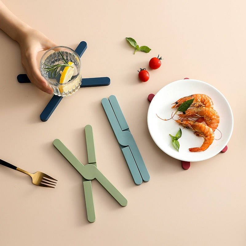 X - shaped heat - resistant and heat - resistant silicone non slip dining table mat - DivineLink1 | Electronics, Fitness, Household Essentials | Shop