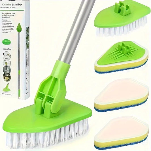 1 multifunctional retractable long handle cleaning brush set - for floor, tile and bathtub bathroom cleaning tools Brush cleanin - DivineLink1 | Electronics, Fitness, Household Essentials | Shop