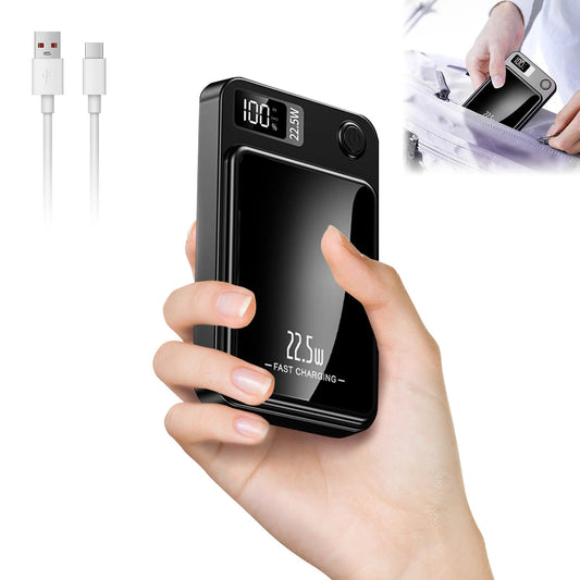 10000mAh Magnetic Charger Power Bank Wireless 22.5W USB - C Foldable Stand LED Display For IPhone 16/15/14/13/12 All Series - DivineLink1 | Electronics, Fitness, Household Essentials | Shop
