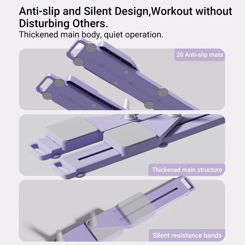 2 - in - 1 Abs & Ski Board - Portable Core/Leg Trainer, Split Pilates - Reformer for Home Gym, Lightweight Full - Body Fitness - DivineLink1 | Electronics, Fitness, Household Essentials | Shop
