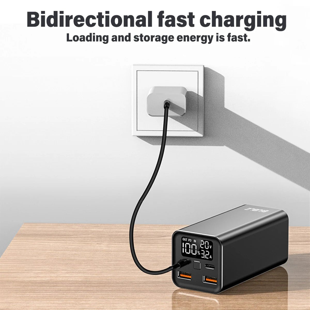 20000mAh External Power Bank Type C PD 100W Fast Charging Powerbank Battery Charger For Smartphone Laptop Tablet iPhone Xiaomi - DivineLink1 | Electronics, Fitness, Household Essentials | Shop