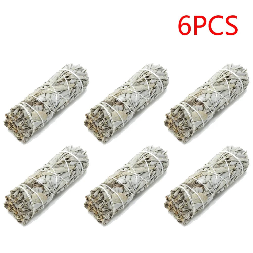 3 - 10PCS Incense White Sage Bundle Smudge Sticks Home Purification Incense White Sage Sticks Home Cleansing Burning Aromatherapy - DivineLink1 | Electronics, Fitness, Household Essentials | Shop