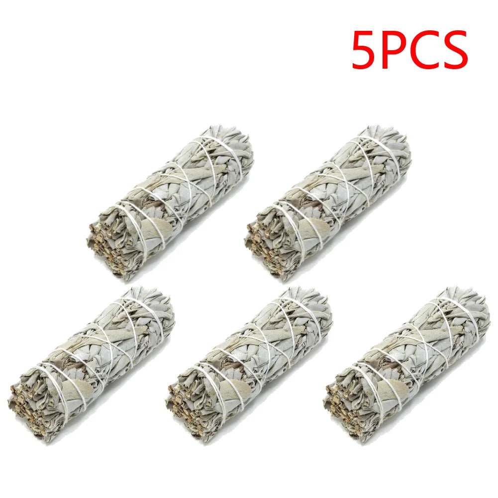 3 - 10PCS Incense White Sage Bundle Smudge Sticks Home Purification Incense White Sage Sticks Home Cleansing Burning Aromatherapy - DivineLink1 | Electronics, Fitness, Household Essentials | Shop