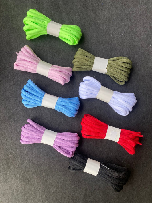 8 pairs of 8 - color shoelaces - semi - circular - DivineLink1 | Electronics, Fitness, Household Essentials | Shop