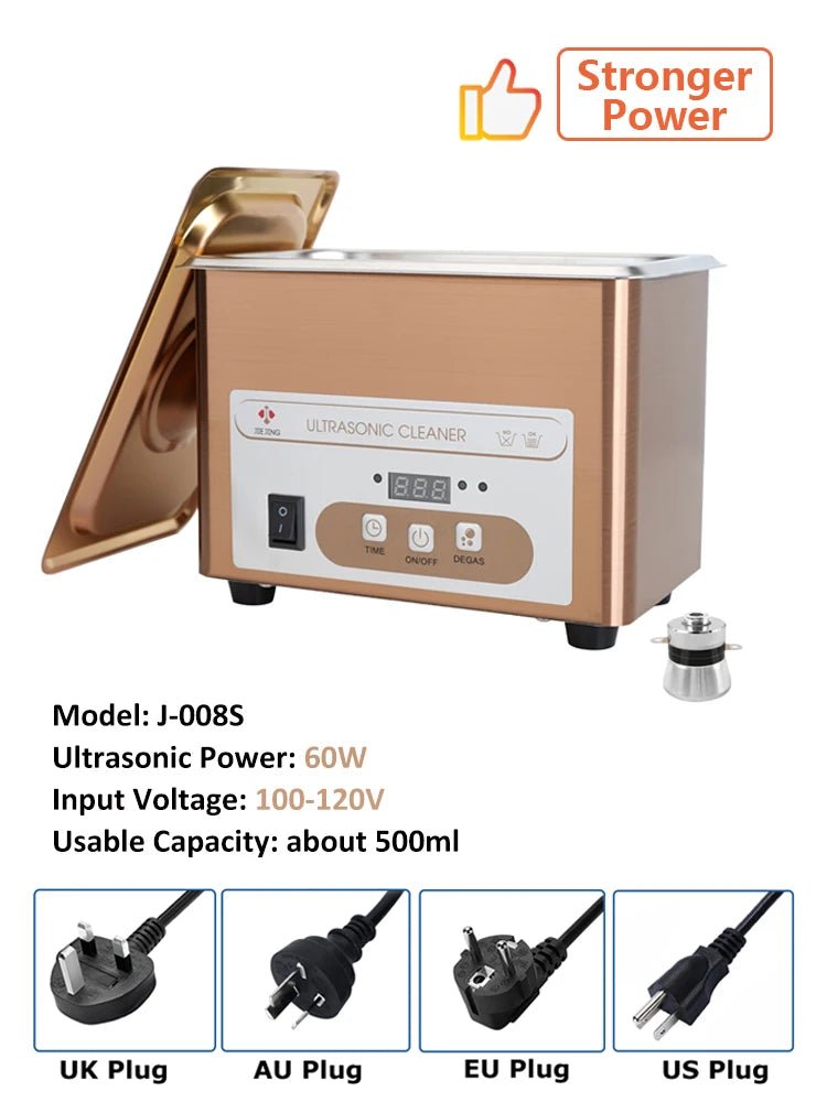 800ml Ultrasonic Cleaner 40kHz Ultra Sonic Cleaner with Timer Ultrasonic Jewelry Cleaner Ultrasonic Cleaning Machine - DivineLink1 | Electronics, Fitness, Household Essentials | Shop