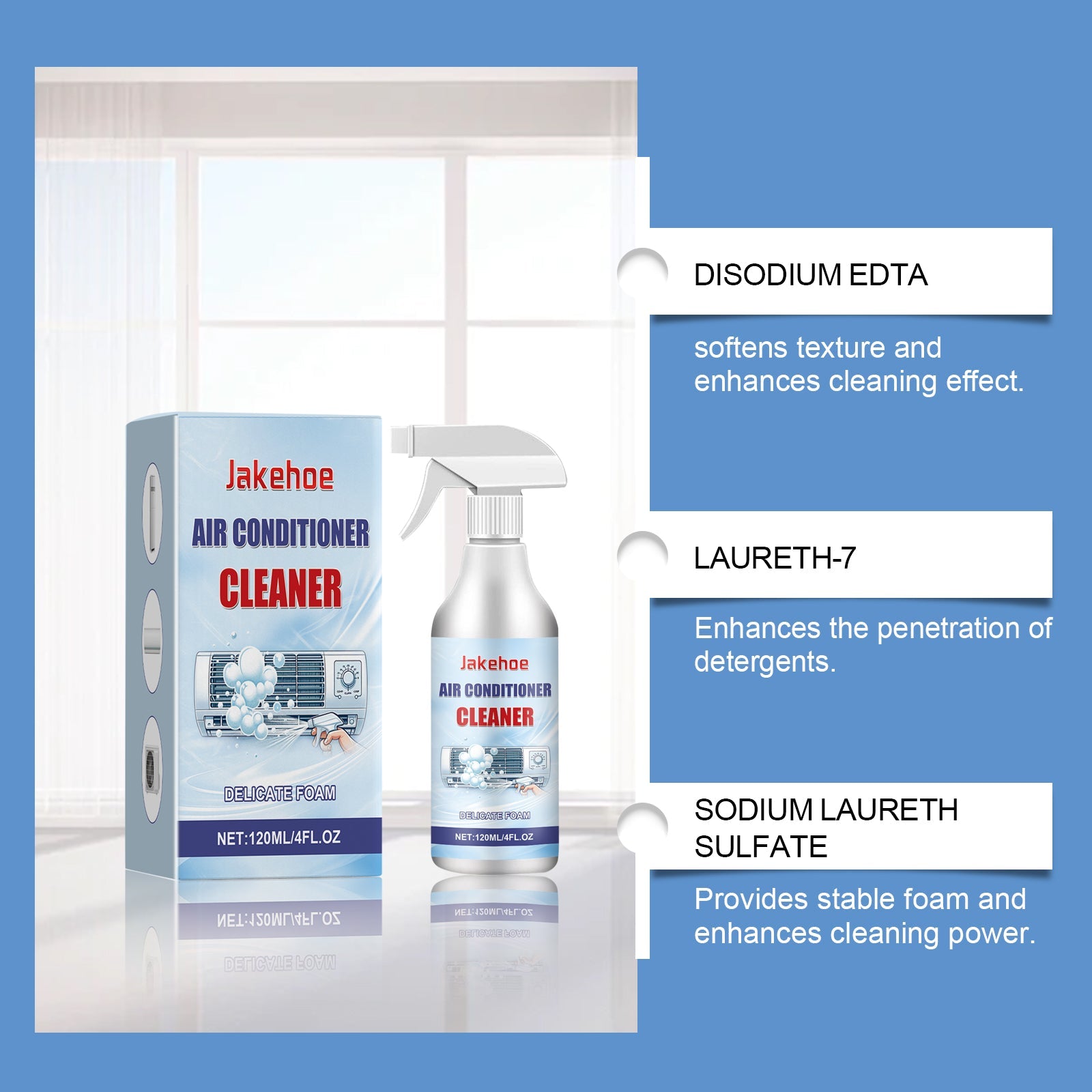 Air Conditioner Cleaner, Household Hanging Cabinet Air Conditioner Decontamination Deodorization Bubble Decontamination Stain Spray - DivineLink1 | Electronics, Fitness, Household Essentials | Shop
