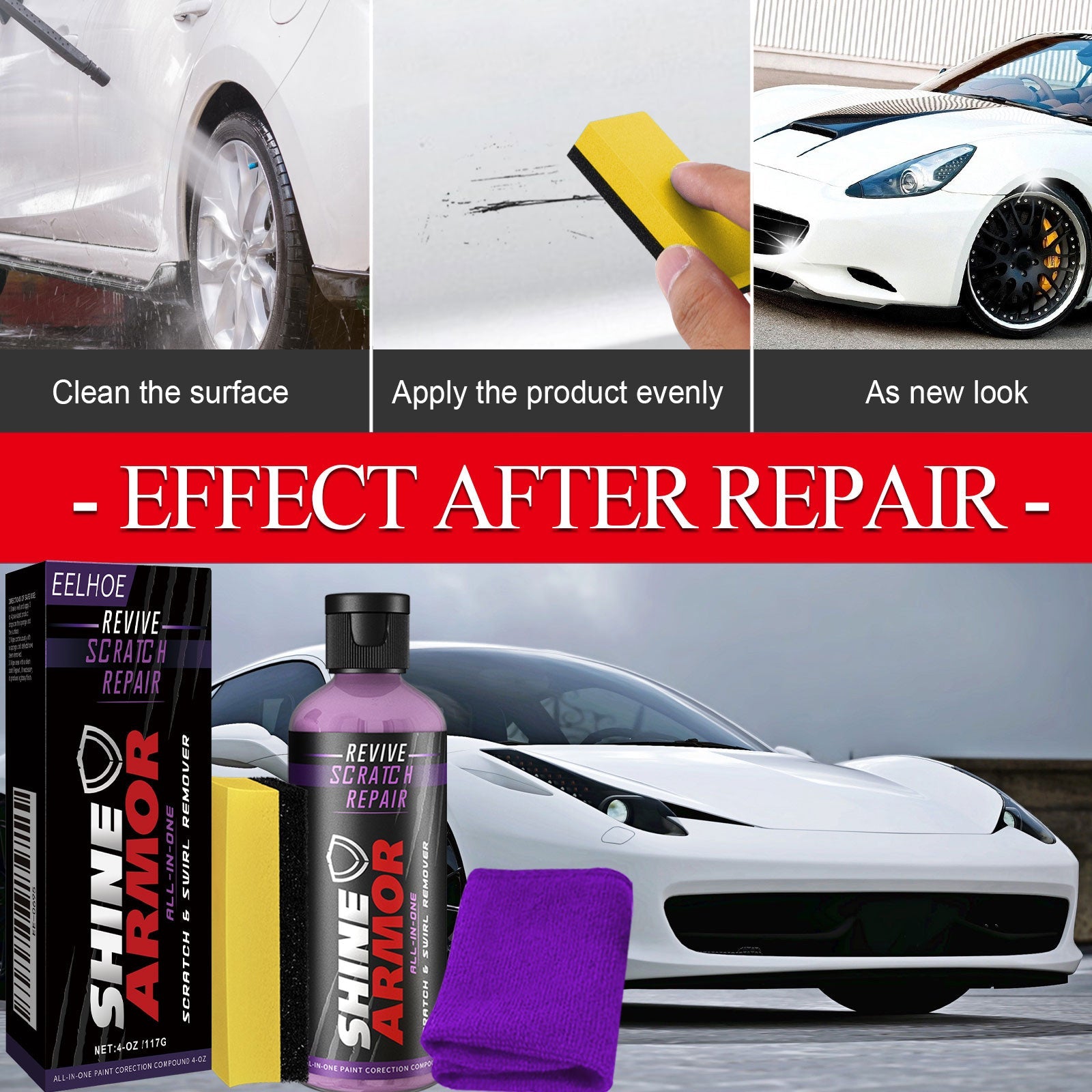 Automotive Scratch Free Repair Liquid Finish Repair Scratch Removal Beauty Maintenance Polish - DivineLink1 | Electronics, Fitness, Household Essentials | Shop