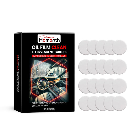 Automotive Windshield Oil Film Effervescent Tablet, Windshield Oil Film Stain Cleaning Effervescent Tablet - DivineLink1 | Electronics, Fitness, Household Essentials | Shop