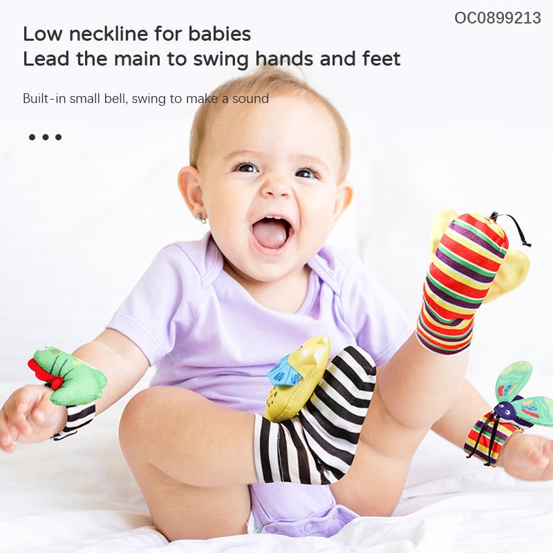 Baby Toys 0 - 1 Year Old Newborns Wrist Ringing Socks Comfort Set Baby Gift - DivineLink1 | Electronics, Fitness, Household Essentials | Shop