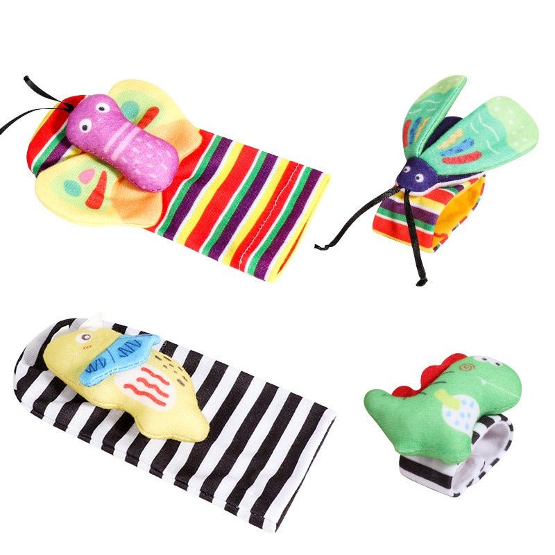Baby Toys 0 - 1 Year Old Newborns Wrist Ringing Socks Comfort Set Baby Gift - DivineLink1 | Electronics, Fitness, Household Essentials | Shop