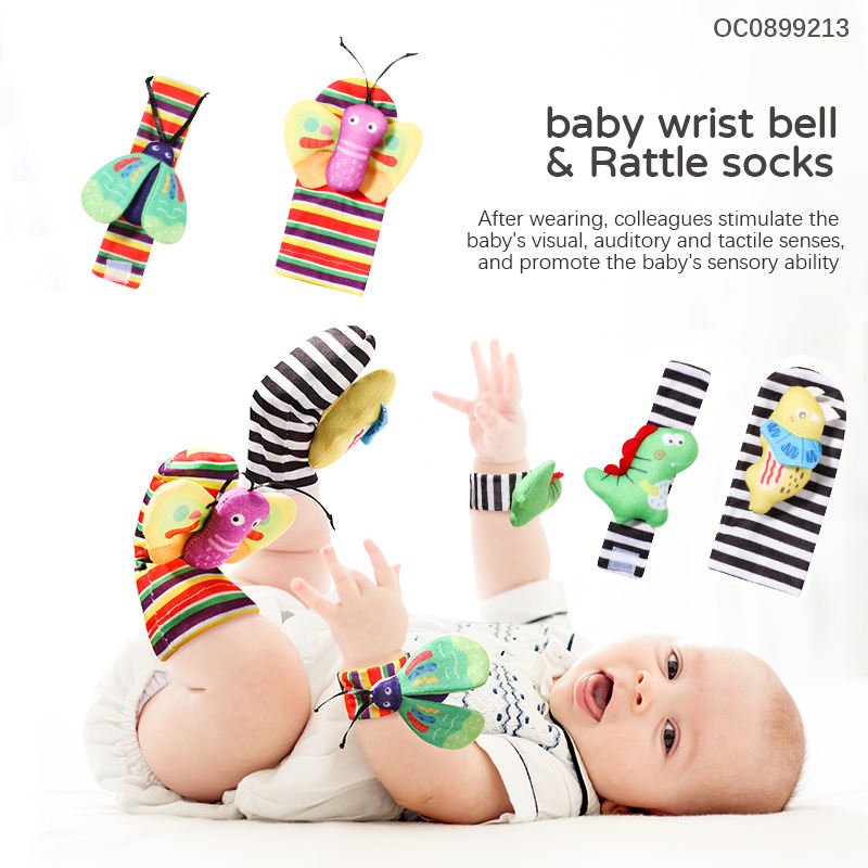 Baby Toys 0 - 1 Year Old Newborns Wrist Ringing Socks Comfort Set Baby Gift - DivineLink1 | Electronics, Fitness, Household Essentials | Shop