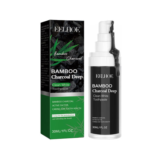 Bamboo Charcoal Whitening Toothpaste Dazzling Teeth Strong Enamel Easy Stain Removal Fresh Breath Bamboo Charcoal Toothpaste - DivineLink1 | Electronics, Fitness, Household Essentials | Shop