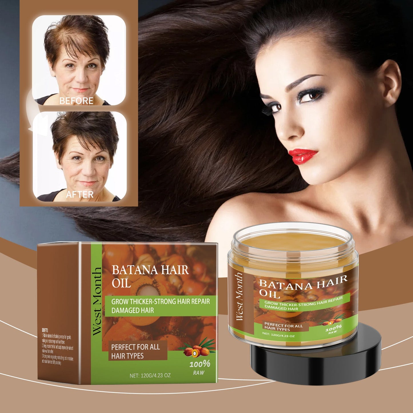 Batana Hair Care Oil, Moisturizing And Repairing Dry Hair, Soft And Smooth Hair Care Oil - DivineLink1 | Electronics, Fitness, Household Essentials | Shop
