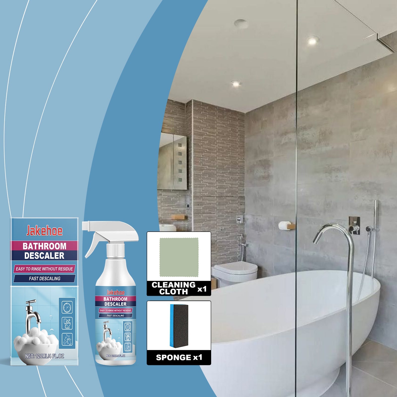 Bathroom Dirt Cleaner Bathroom Toilet Faucet Decontamination Decontamination Clean Multi - Functional Cleaning - DivineLink1 | Electronics, Fitness, Household Essentials | Shop