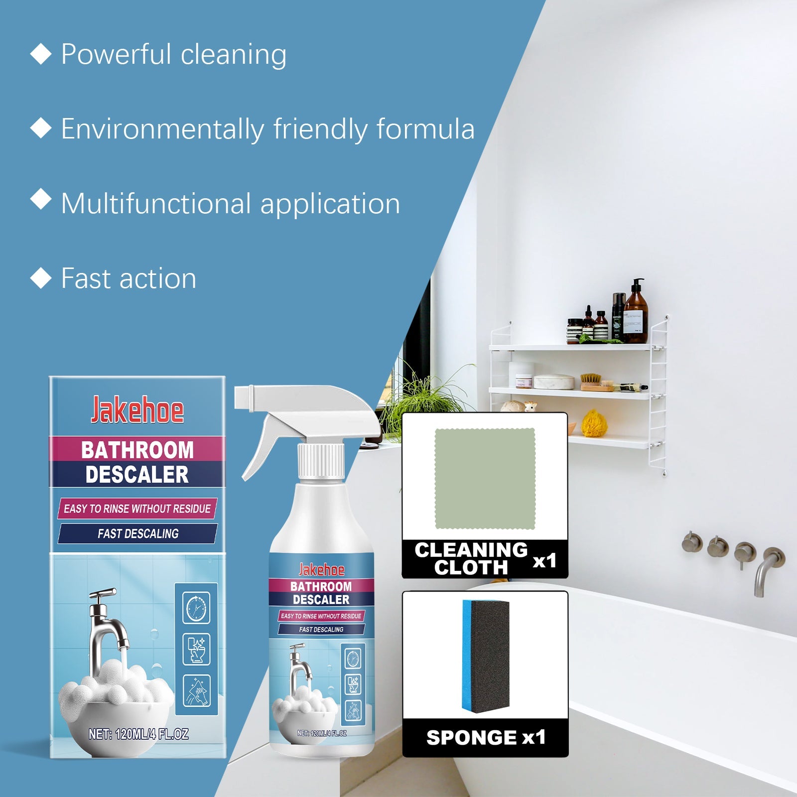 Bathroom Dirt Cleaner Bathroom Toilet Faucet Decontamination Decontamination Clean Multi - Functional Cleaning - DivineLink1 | Electronics, Fitness, Household Essentials | Shop