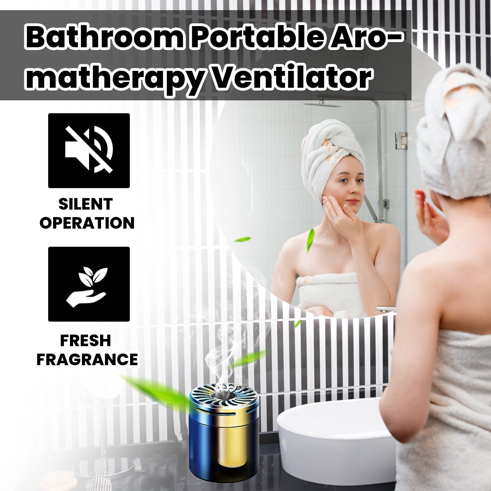 Bathroom Portable Ventilation Aromatherapy, Car Aromatherapy Bathroom Bedroom Deodorant Adornment - DivineLink1 | Electronics, Fitness, Household Essentials | Shop