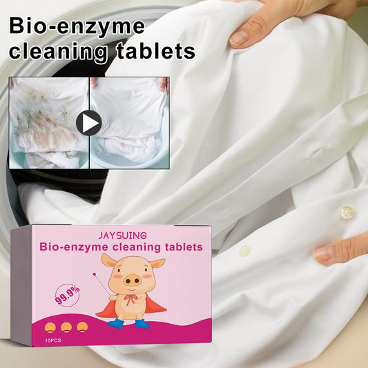 Bioenzyme Explosion Salt Effervescent Tablets, Cleaning Clothing Yellow Stubborn Stains Coffee Stains Cleaning Tablets - DivineLink1 | Electronics, Fitness, Household Essentials | Shop