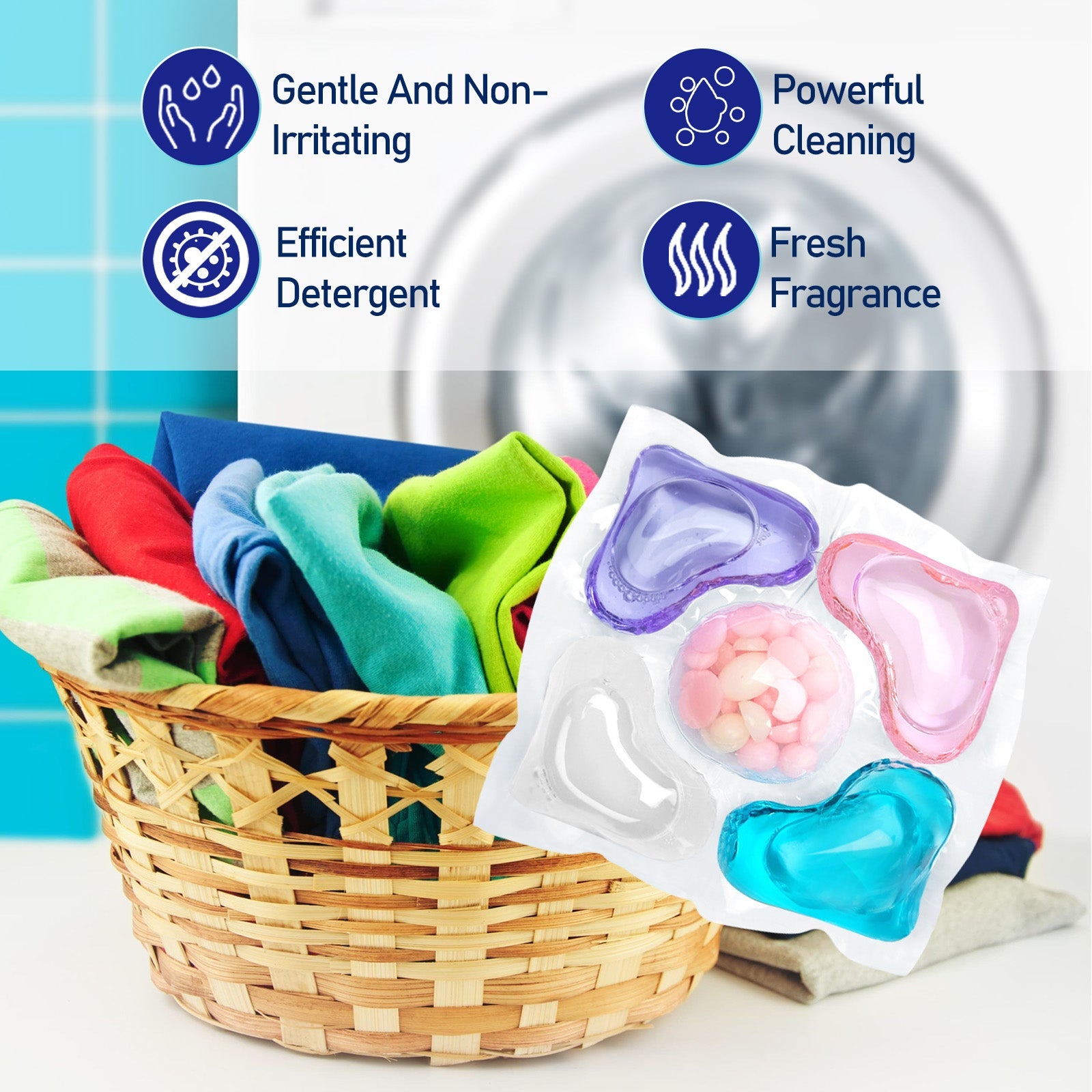 Cleaning Guardian Beads, Gently Clean Oil Stains And Stains With Long Lasting Fragrance Laundry Gel - DivineLink1 | Electronics, Fitness, Household Essentials | Shop