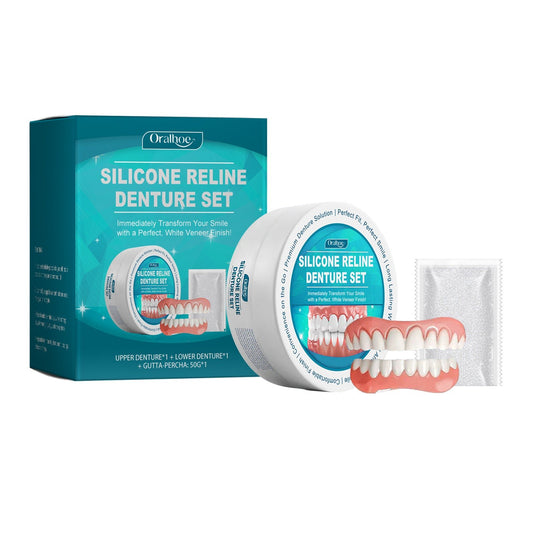Cosmetic Denture Set To Enhance Smile Appearance Comfortable Material Denture Dental Cosmetic Set - DivineLink1 | Electronics, Fitness, Household Essentials | Shop