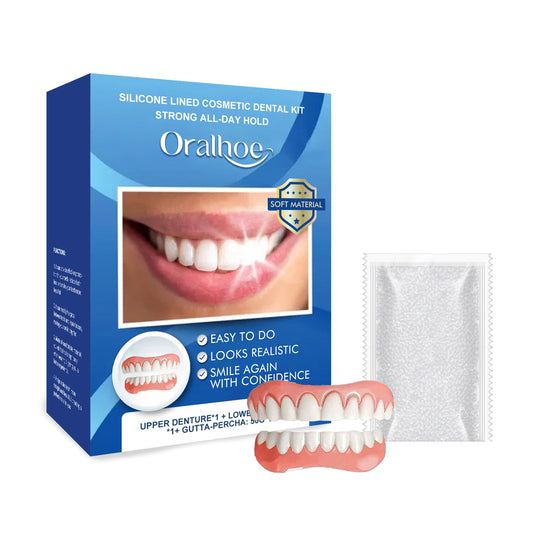 Cosmetic Dentures, Dental Cosmetic Sets To Enhance Smile Appearance Comfortable Material Dentures - DivineLink1 | Electronics, Fitness, Household Essentials | Shop