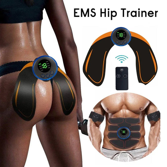 Electric Muscle Stimulator EMS Wireless Buttocks Hip Trainer Abdominal ABS Stimulator Fitness Body Slimming Massager - DivineLink1 | Electronics, Fitness, Household Essentials | Shop