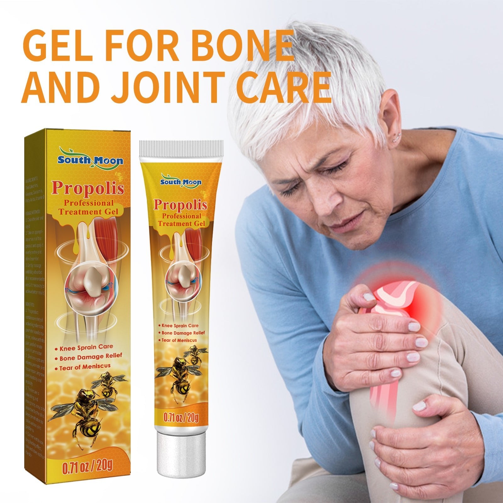 Gel For Bon And Joint Care, Relieve Knee, Lumbar, Shoulder, Neck And Muscle Pain Body Massage Cream - DivineLink1 | Electronics, Fitness, Household Essentials | Shop