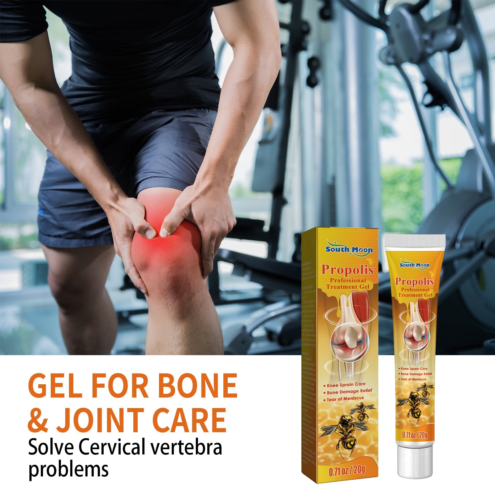 Gel For Bon And Joint Care, Relieve Knee, Lumbar, Shoulder, Neck And Muscle Pain Body Massage Cream - DivineLink1 | Electronics, Fitness, Household Essentials | Shop