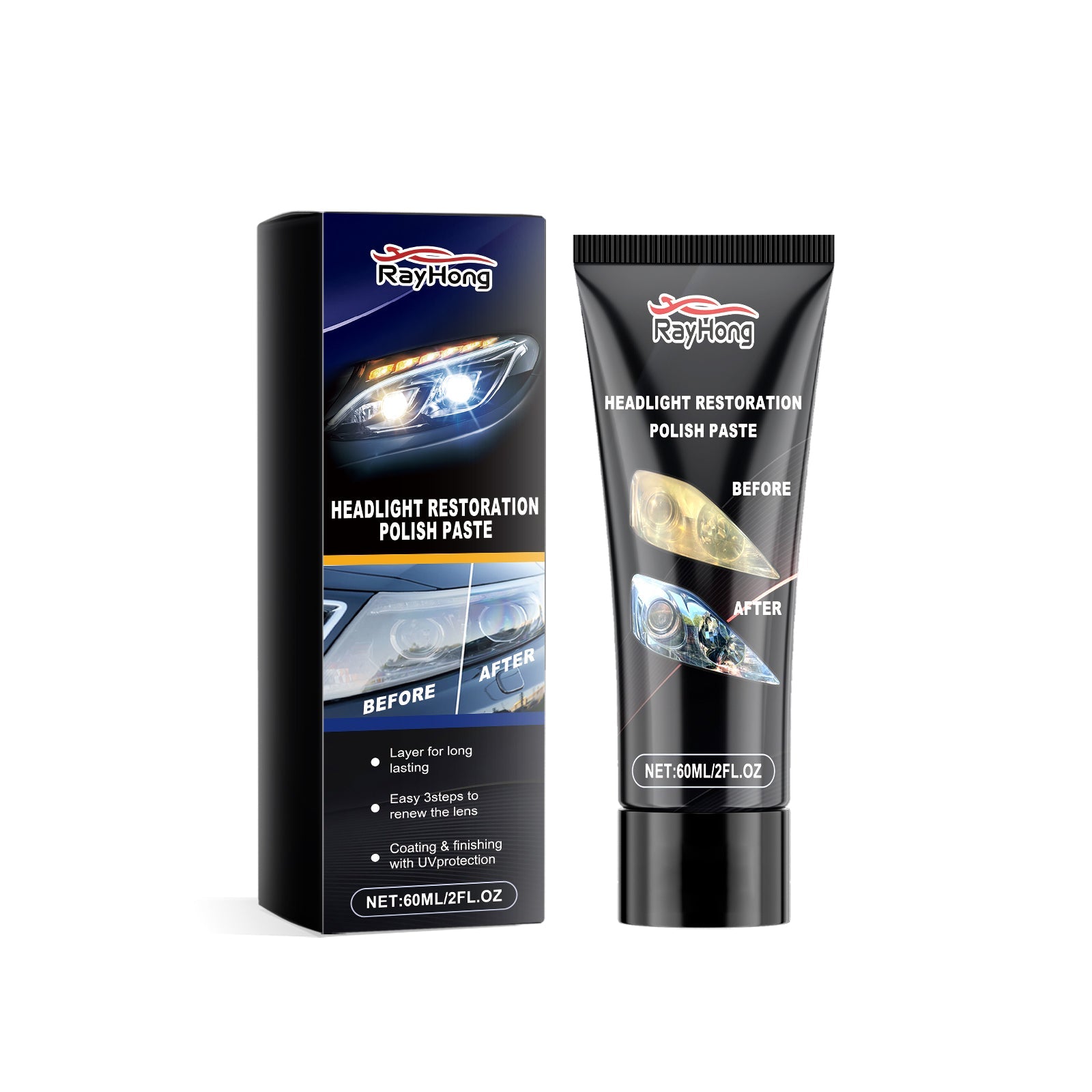 Headlight Polishing Paste Automotive Headlight Care Scratch Cleaning Refurbished Polishing Paste - DivineLink1 | Electronics, Fitness, Household Essentials | Shop
